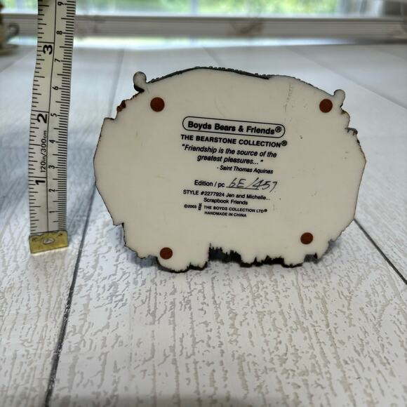 The Boyds Collection Vintage Jen and Michelle Scrapbook Friends Figurine - Picture 5 of 10